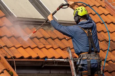 Démoussage et hydrofuge de toiture à Salettes